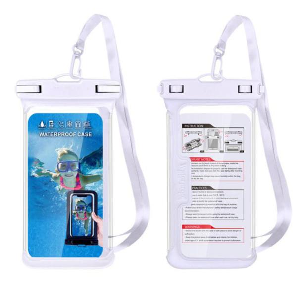 IPX8 TPU IPhone 12/12 Pro Plastic  Mobile Phone Dry Bag 21.5cmx12cm