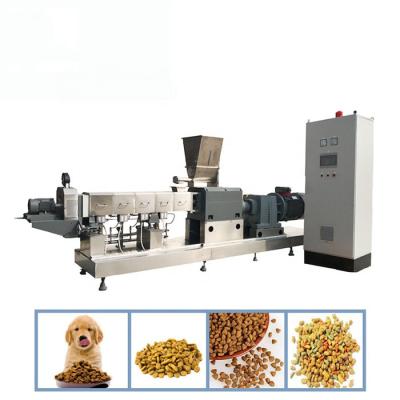 ligne vis jumelle de production alimentaire du chien 62KW de 76.5ft d'extrudeuse