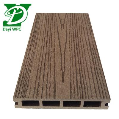 Pavimentação de WPC resistente à água moderna com design oco