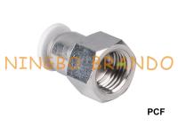 Empurrar pneumático reto fêmea de PCF os encaixes 6mm 8m 10mm 12mm