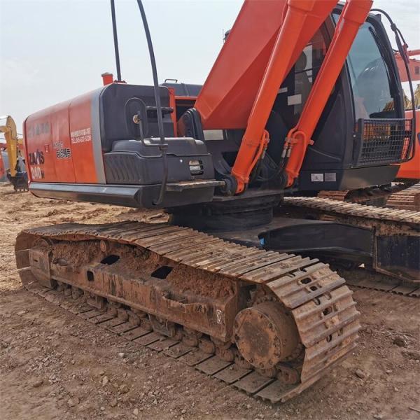 24000 KG Moving Type Crawler Chain Hitachi ZX240 Excavator Machine in Good Condition
