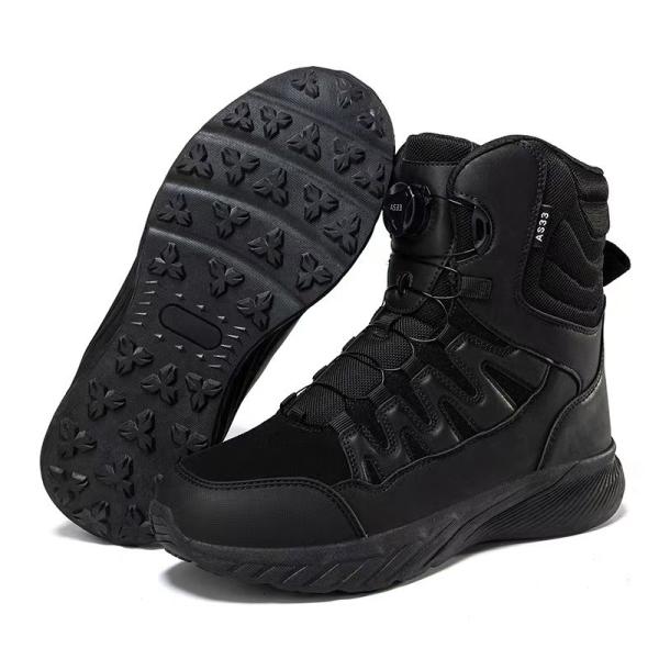 Steel Toe Tactical Military Boots Unisex Waterproof Desert Boots For Hiking Outdoor Exploration