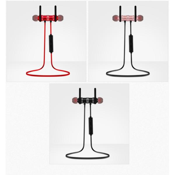 V4.2 Wireless Stereo Earphone Magnetic Dual Earbuds Controller Cable In Ear Sport Headset