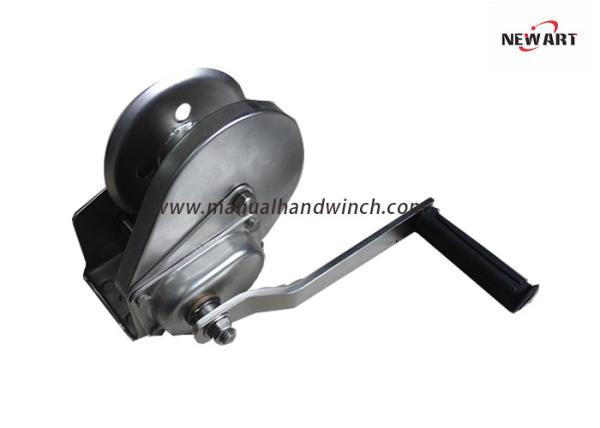 Automatic Braking Hand Anchor Winch 1200lb Stainless Steel Marine Boat Pulling