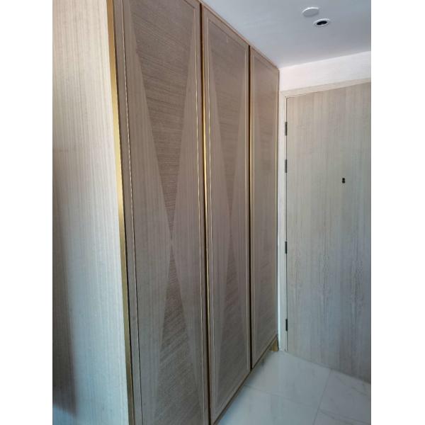 Customized Hotel Room Furniture Packages Wooden Fitted Wardrobes Set