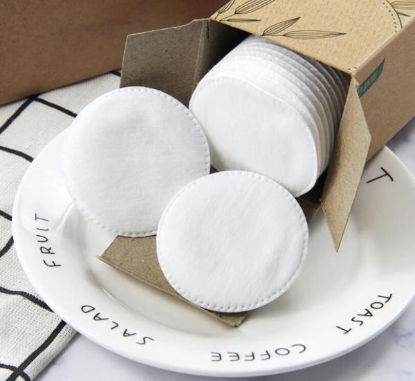 Absorbent Disposable Facial Remover Cotton Wool Pads For Daily Clean
