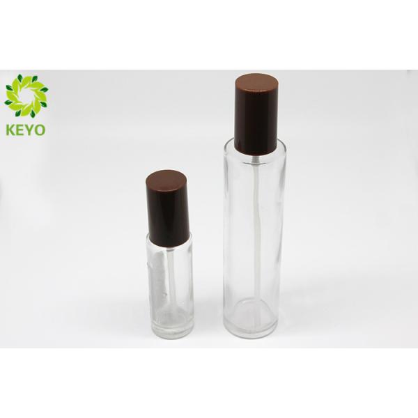 30ml 120ml Transparent Glass Pump Bottles For Foundation / Lotion / Concealer