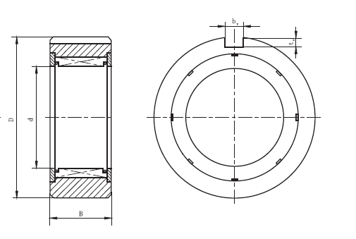 670N.M 1020r/Min Sprag Overrunning Clutch , Freewheel Clutch Bearing For Industry