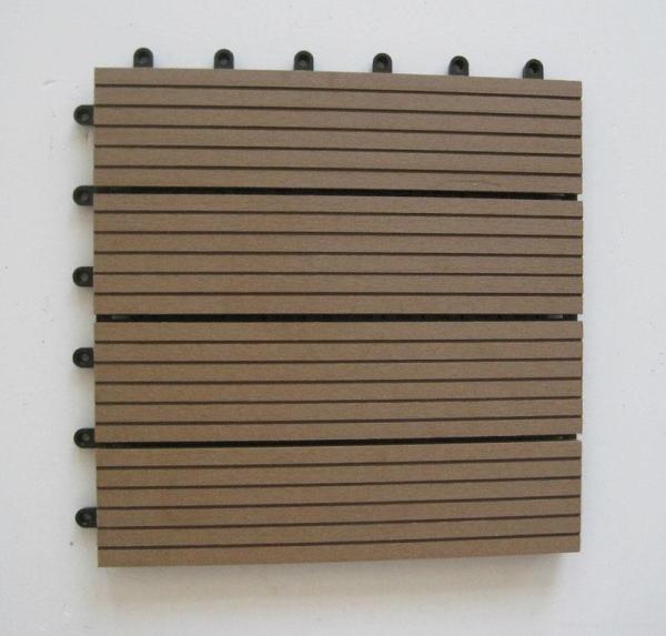 Outdoor Waterproof WPC Composite Decking Floorings Recycled for Park / Garden