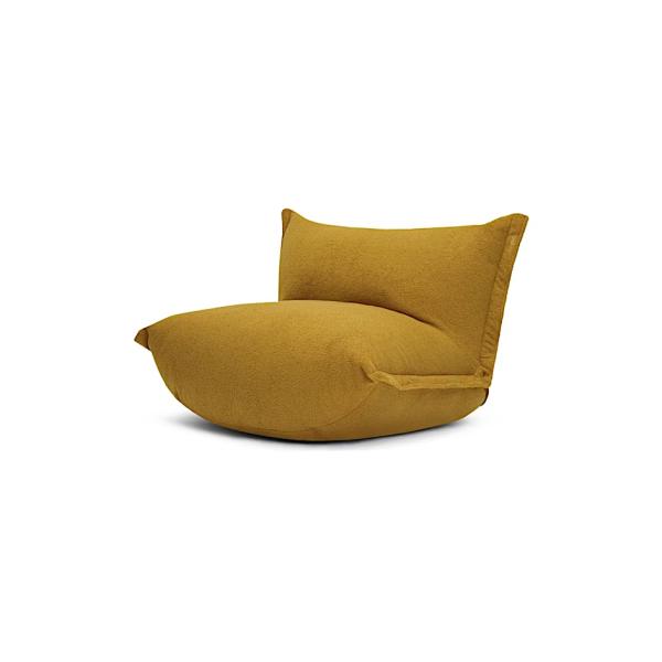 Soft Fabric Armless Lazy Luxury Chairs For Sitting in Apartment Personalized Design