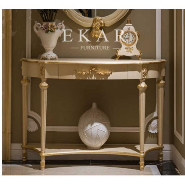 Antique Art Deco Classic Wooden Console Table FH-133