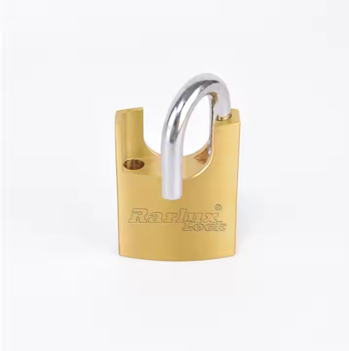 Rarlux Chrome Plated Solid Padlock Shackle Protected Anti-cut Brass Padlock