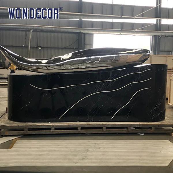 приемной гостиницы приемной 135cm скульптура нержавеющей стали рыб роскошной большая