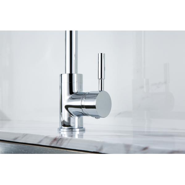 Modern Design Ceramic Valve Core Infrared Touchless Sensor Brass Faucet for Kitchen