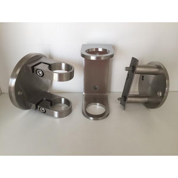 Reliable Stainless Steel Balustrade Systems , Side Mounted Glass Stair Railing