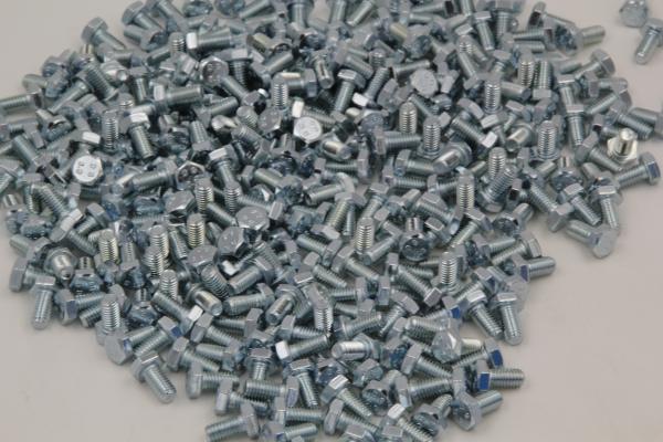 DIN 933 M4X16 8.8 Carbon Steel Threaded Rod , Full Thread Hex Bolt ISO 4017