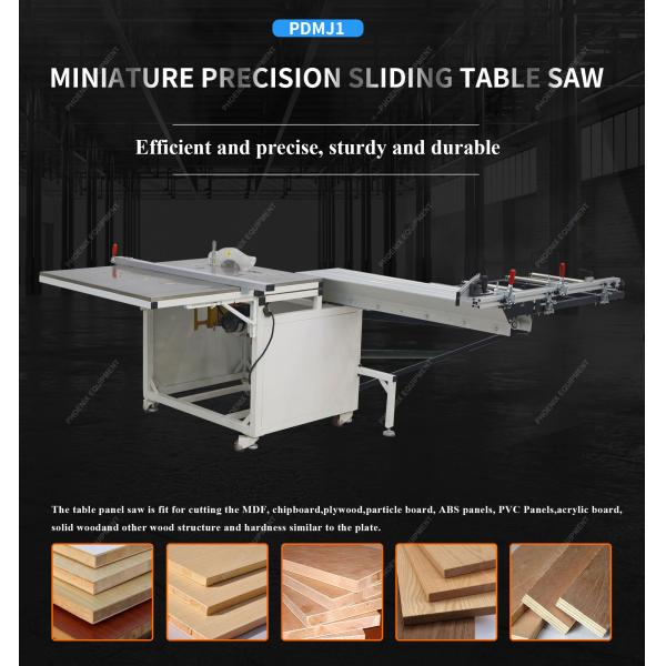 Precision Automatic Sliding Mitre Saw for Plywood Panels in Manufacturing Plants