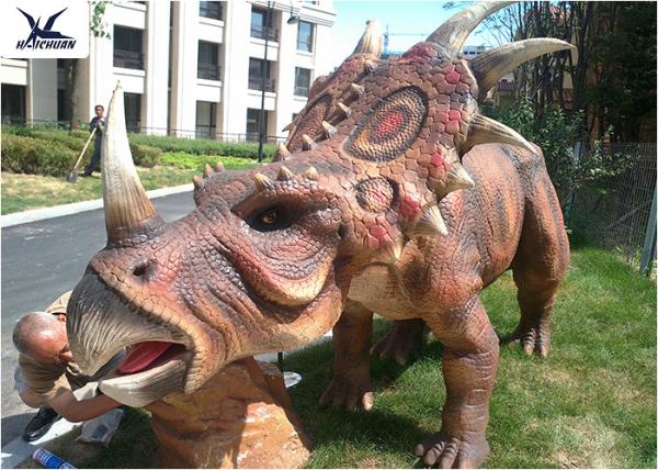 Dinosaur Robot  Giant Life Size Dinosaur Theme Park Styracosaurus Models