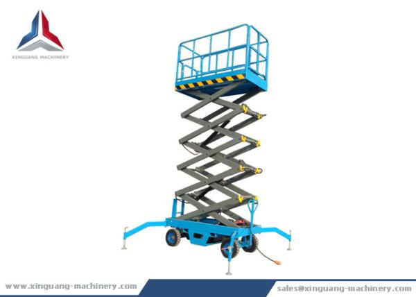 500kg Capacity Battery Power Lifting Hydraulic Scissor Lift with Plywood Case Package