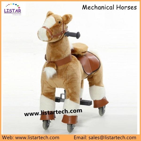 Horse Action Pony, Walking Horse Toy, Rocking Horse with Wheels Giddy up Ride on for Kids