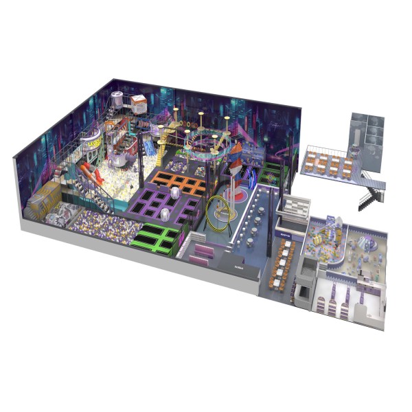Custom Macaron Indoor Soft Playground Integrated Aesthetics Full Range All Age Adaptive