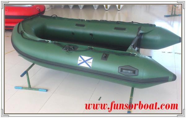 2015 fashion design hot selling slatted floor foldable inflatable boats-2.9m