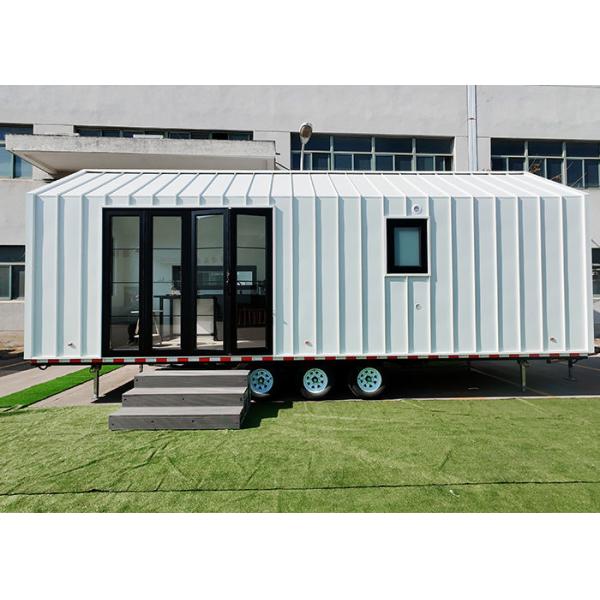 AS / US プリファブリックハウス コンテナ モダンデザイン トレーラーで建てられた小さな家