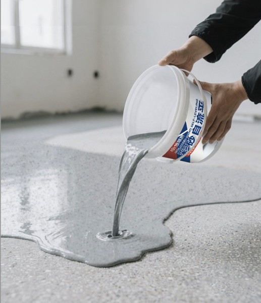 Colorful Epoxy Sand Coating Marble Effect Floor Epoxy Resin Floor Home Self Leveling Floor Paint Color Sand Good Choice For GYM Flooring