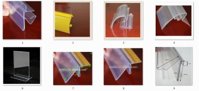 Super market Commercial Refrigeration Equipment retail shelf label holders