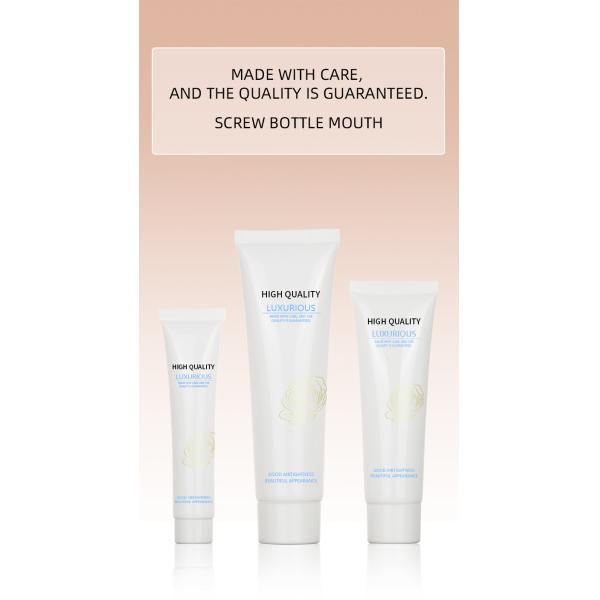 50ml 100ml 200ml PET Empty Frosted Plastic Squeeze Cosmetic Hand Cream Lotion Cleanser Test Packaging Tubes
