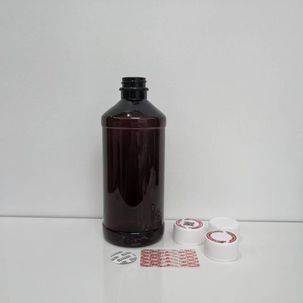 Amber 90ml Glass Bottles Transparent Dosage Covers Screw Caps Labels Boxes Packaging Industrial Food Packaging Solutions