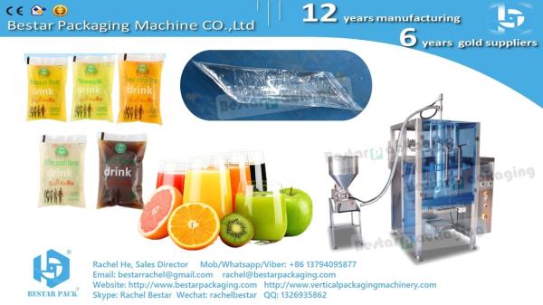 BBQ sauce Pizza sauce 3KG pouch packaging machine, with rotor pump BSTV-550P
