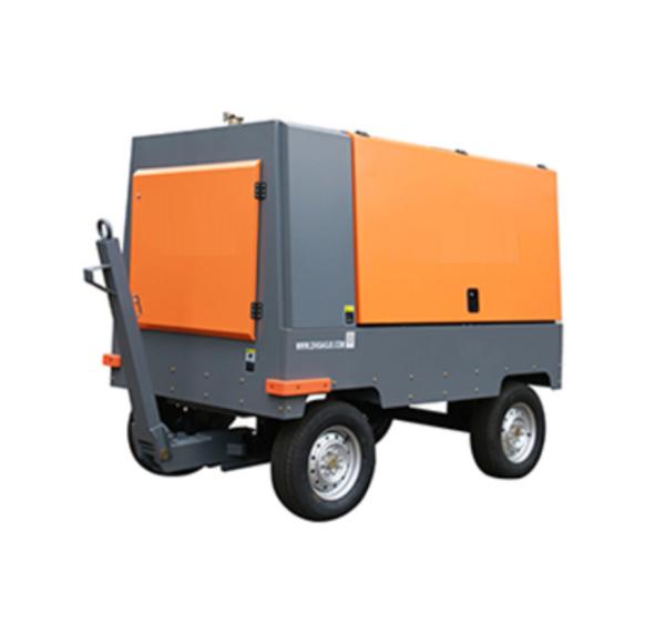 Portable Diesel Screw Air Compressor Applied to Mines/Construction works /Manufacturing Plant