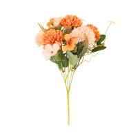 Décoration au chrysanthème artificiel, fleurs de soie, camomille, arrangement photo de salon, bouquet de fleurs, fleurs artificielles, orchidée, chrysanthème