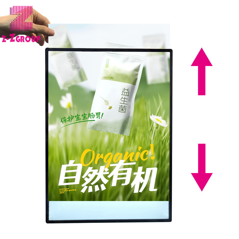Ultra-slim LED Glass Light Box A1 A2 — Backlit Advertising Display, Wholesale
