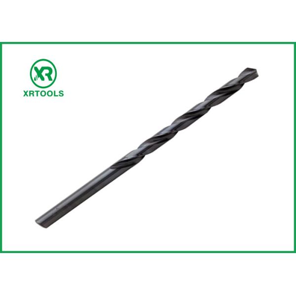 Black Finished Hole Drill Bit , DIN 340 Parallel Shank Countersink Drill Bit