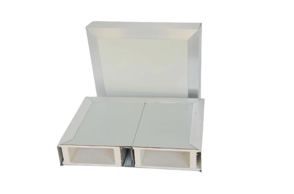 Panneau sandwich creux MGO en acier inoxydable blanc pour les applications en salle blanche