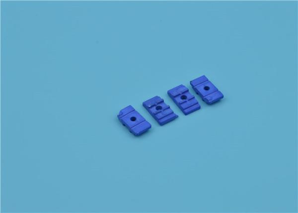 Blue Alumina Ceramic Plate Machinable Ceramic V Groove For Fiber Splice Machine
