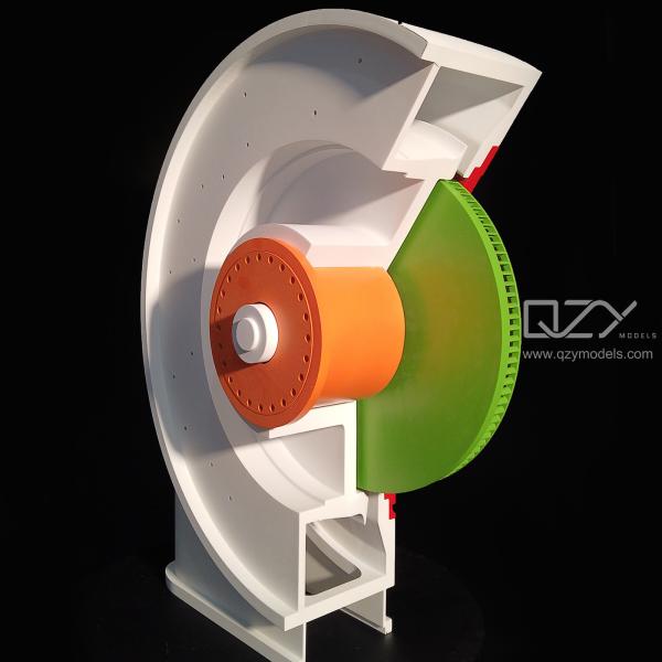 1/10 Modelos a escala industrial en 3D Estructura interna mecánica