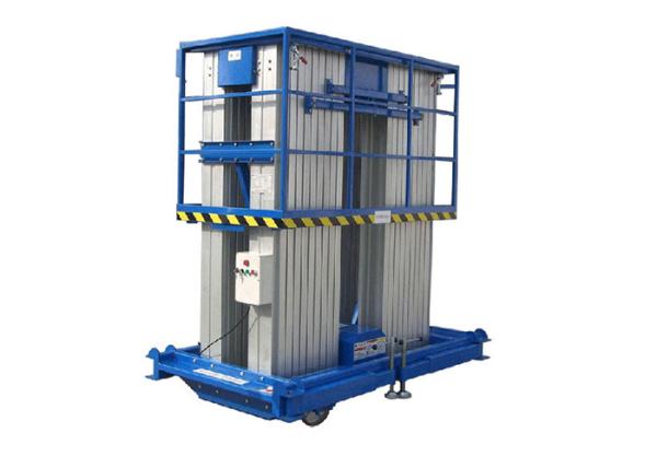 Capacidade de alumínio 400kg da plataforma de trabalho aéreo do mastro GTWY-4000 quatro