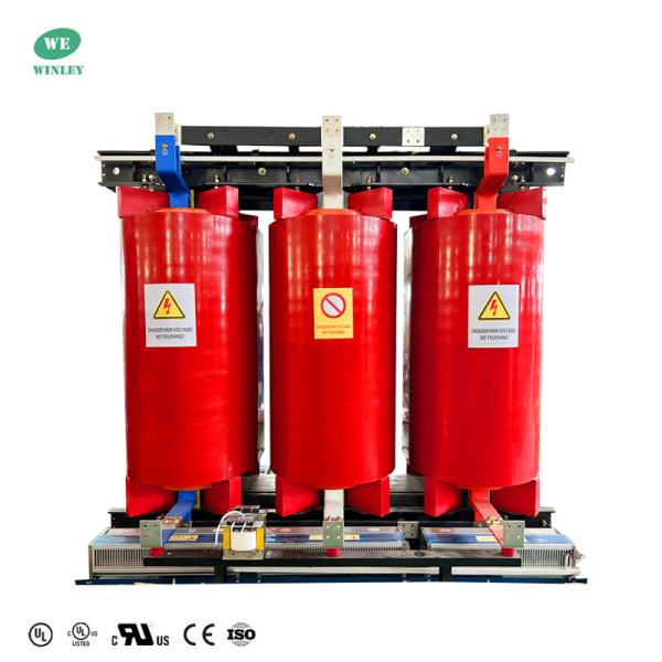 Transformateurs de distribution électriques moulés en époxy à sec 5000 kVA 2500 kVA, abaisseurs, transformateur double fendu 11 kV à 415 V 415 V