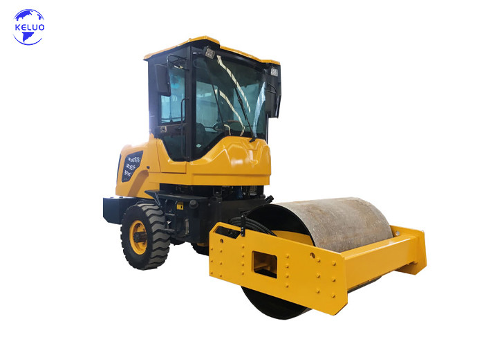 OEM 4T Vibration Roller Single Drum Diesel Small Road Roller With EPA