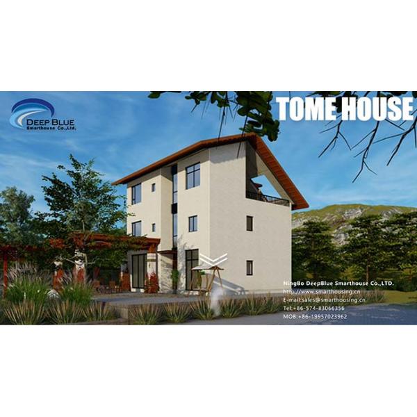 Energy Saving Prefab 2-Storey Villa Light Steel Prefabricated Buildings Modern Living