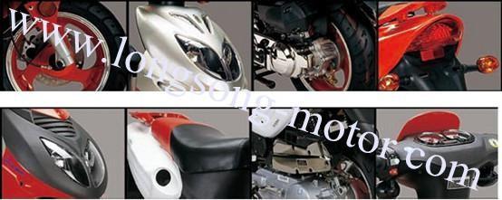 EEC DOT EPA B09 50cc Gas 2-stroke 4-stroke single-cylinder air-cooled Scooter 50