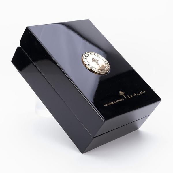 Customized Black Luxury Wooden Perfume Gift Box
