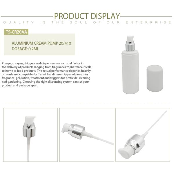 20 410 Center Bathroom Soap Dispenser UV Coating Plastic Lotion Pump