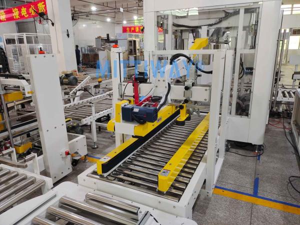 PLC Control Carton Closing Machine Automated Case Sealer Machine