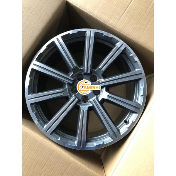 Grey Multi Spoke ET33 5x112 20 Inch Aluminum Alloy Rims Lightweight