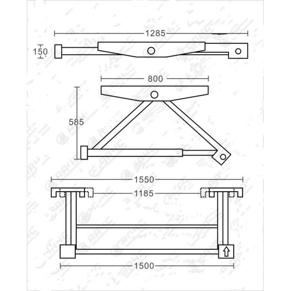 hot sale mini car lifts car repair tools mini tilting lift for car repair maintenance