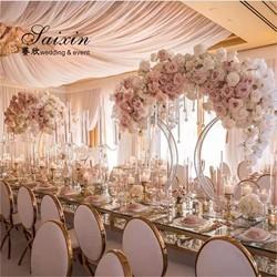 140CM Prata de ferro preto para decoração de flores